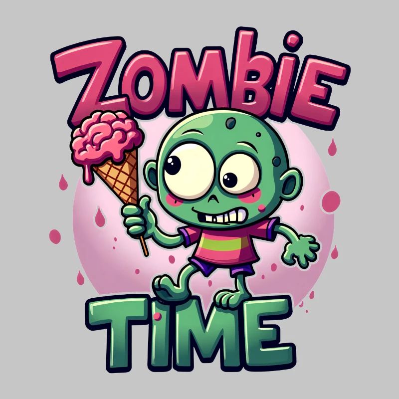 Zombie Time Eiscreme Comic