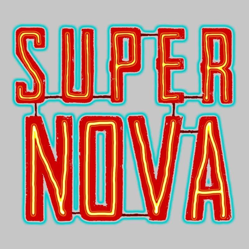 Lettrage néon Super Nova