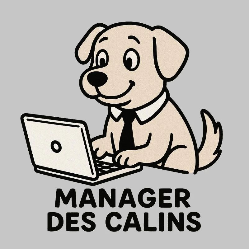 Hundemanager kuschelt