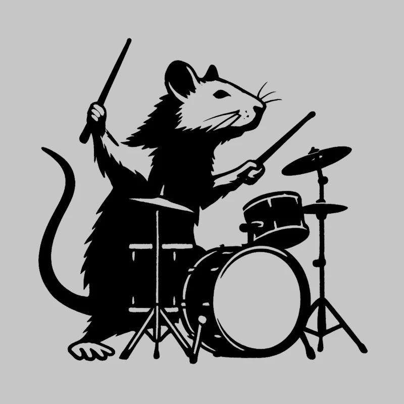 Drum rat in the spotlight