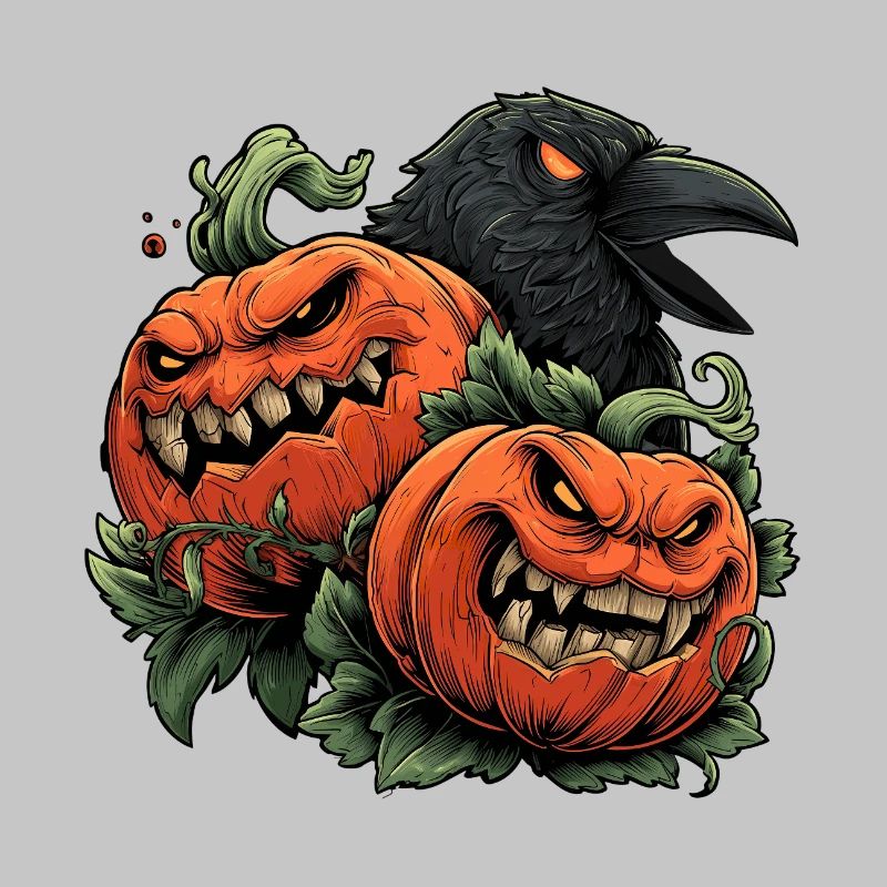Pumpkin Duo and Crow Night