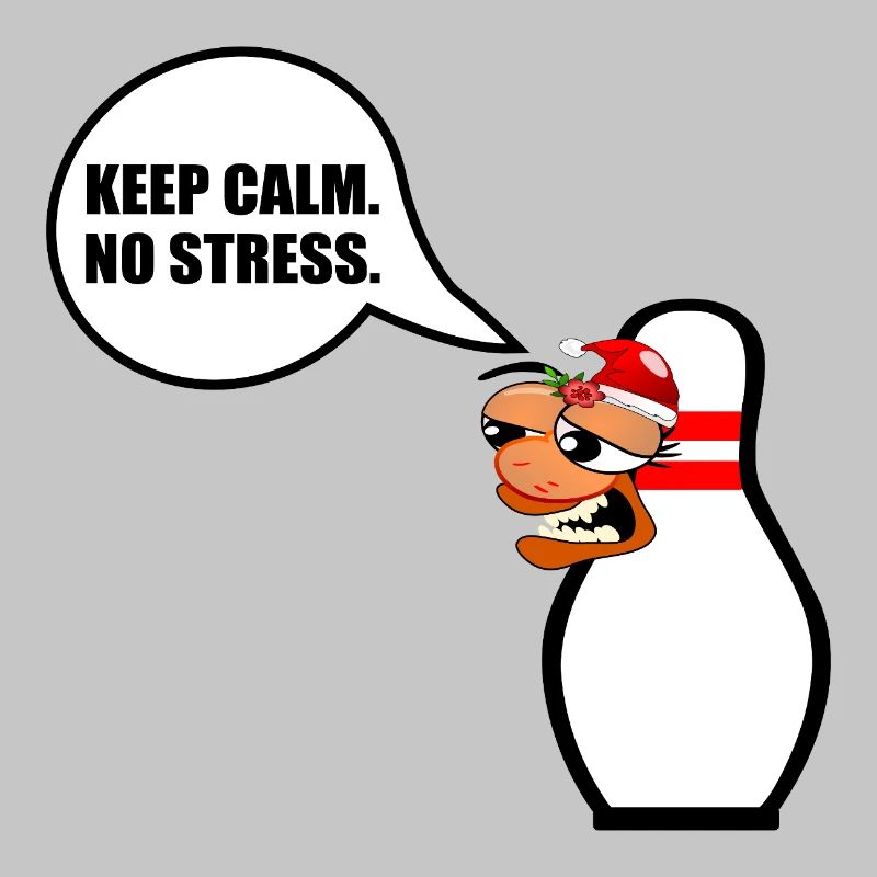 LUSTIGES WEIHNACHTSBOWLING KEEP CALM
