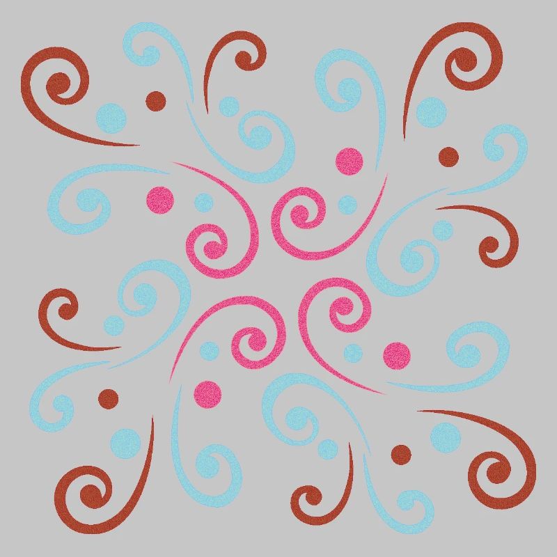 Abstract wavy design by Cean
