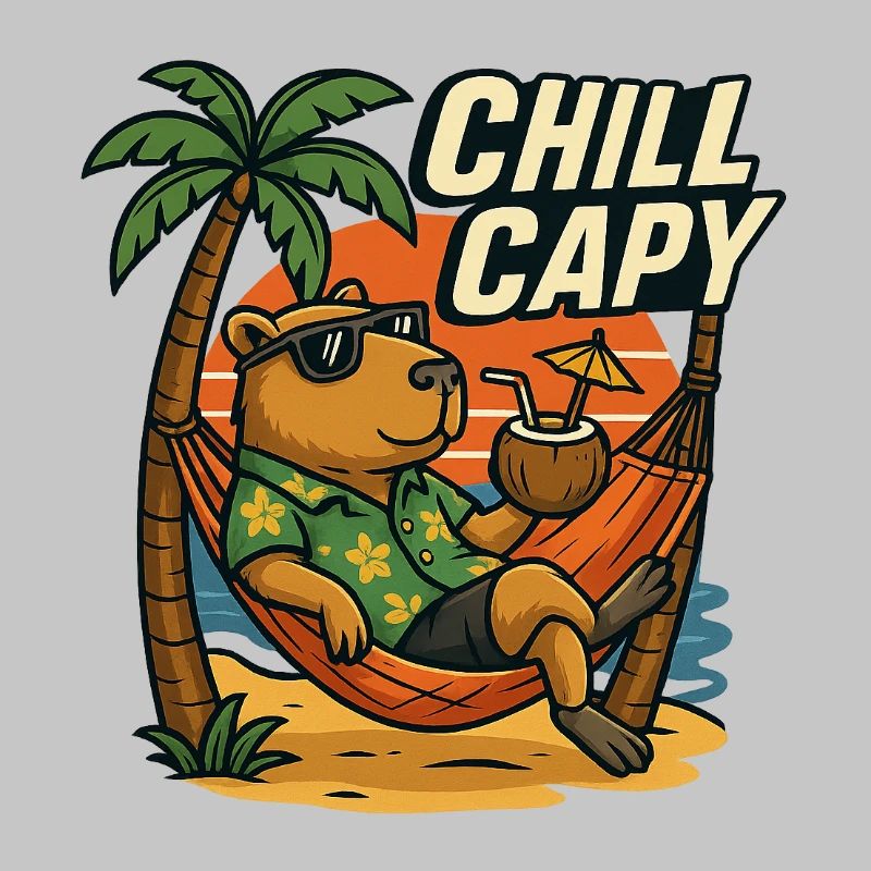 Chill Capy – Beach Capybara