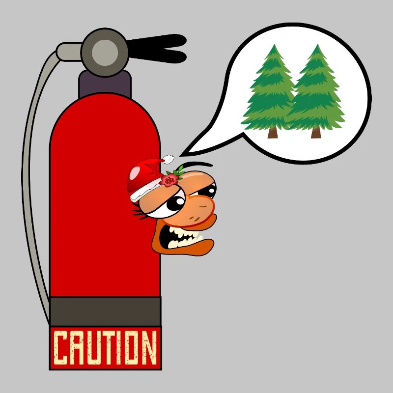 CAUTION CHRISTMAS TREE FIRE