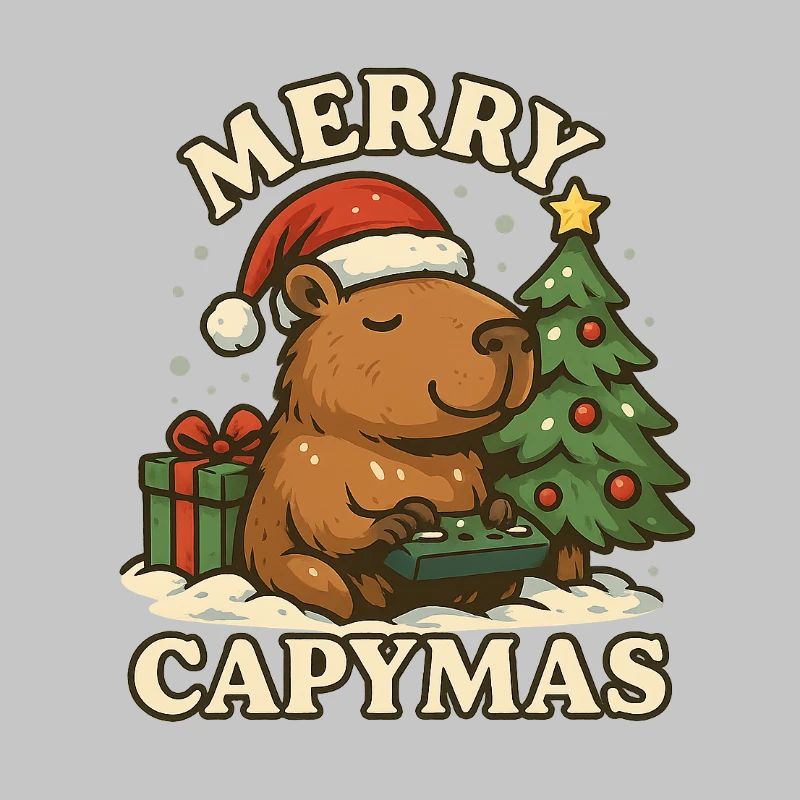 Joyeux Capymas – Noël 🎄 mignon du capybara