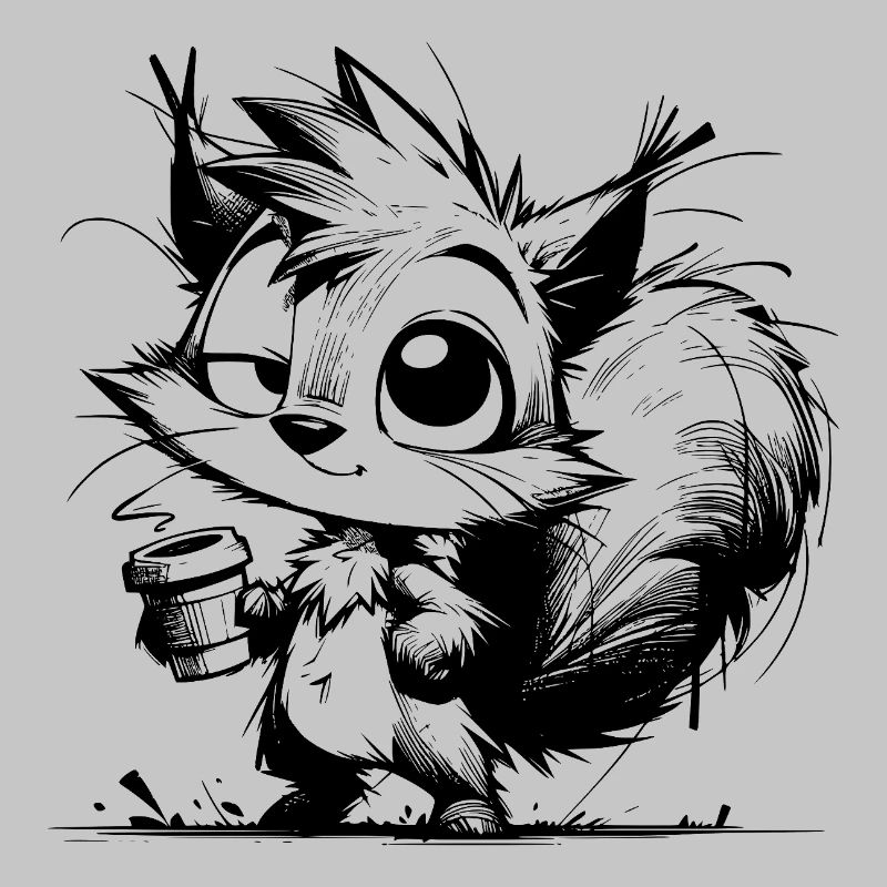 Eichhörnchen noch ein Kaffee? Immer her damit