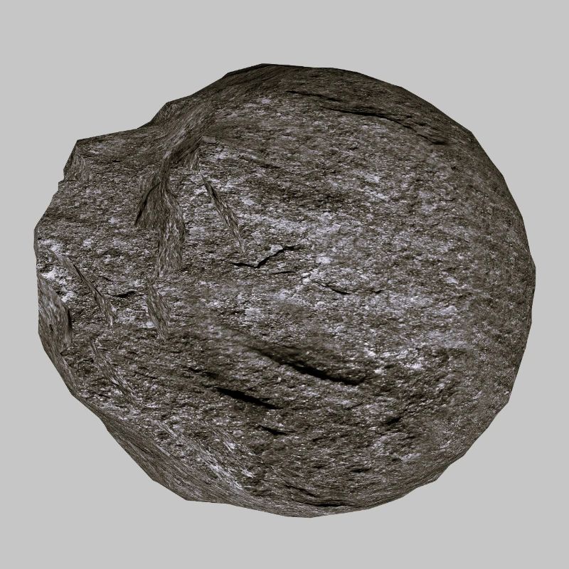 Texture de granit de boule de roche brute