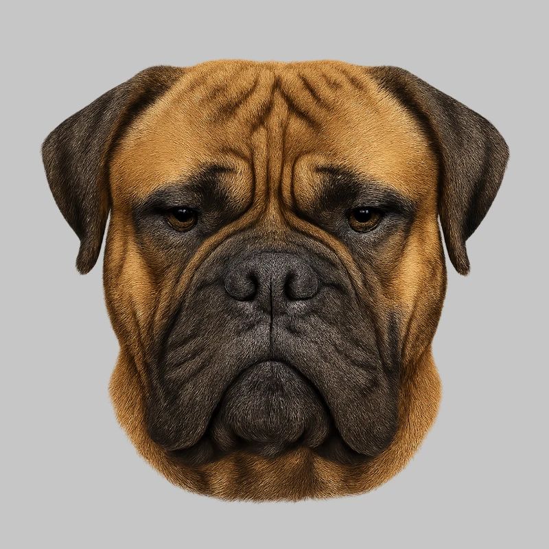 Portrait de Mastiff à tête massive