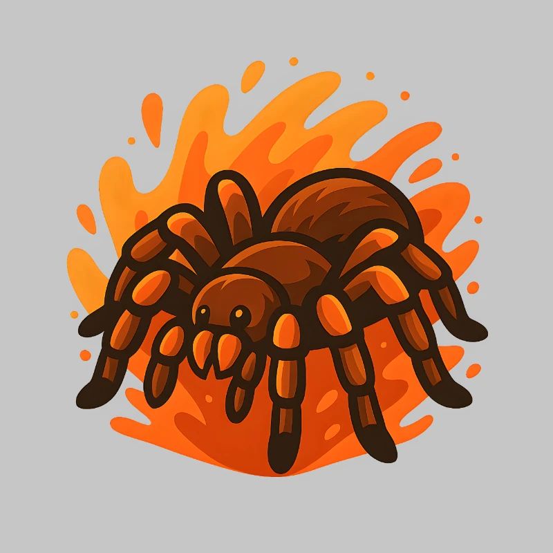 Feurige Goliath-Spinne