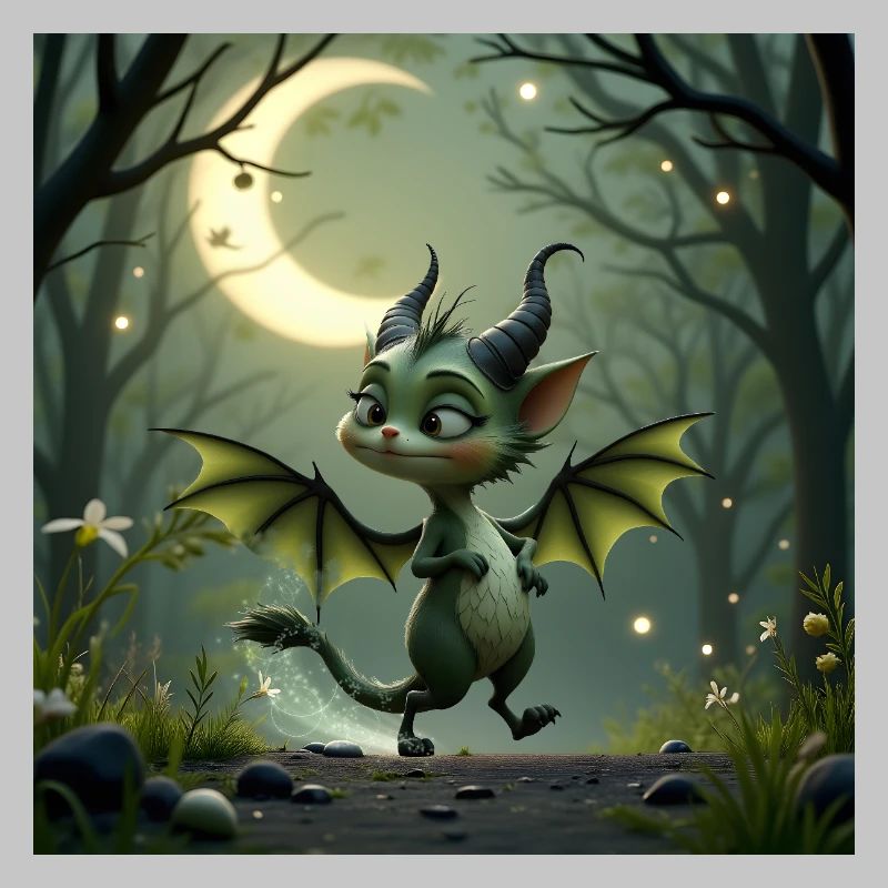 Nachtdrache des Waldes