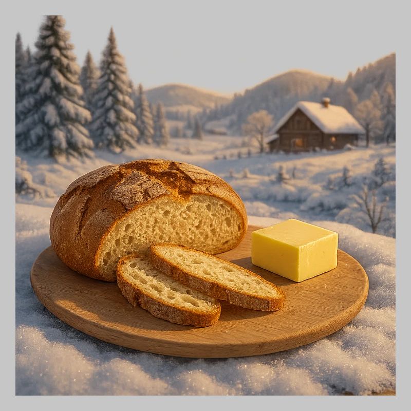 Rustikale Brotzeit