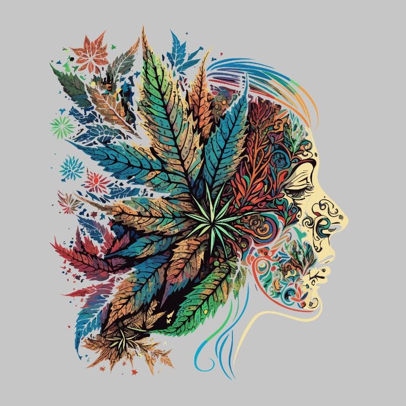 Psychedelic Blatten Silhouette