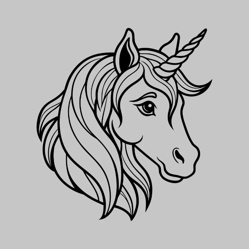 Unicorn head