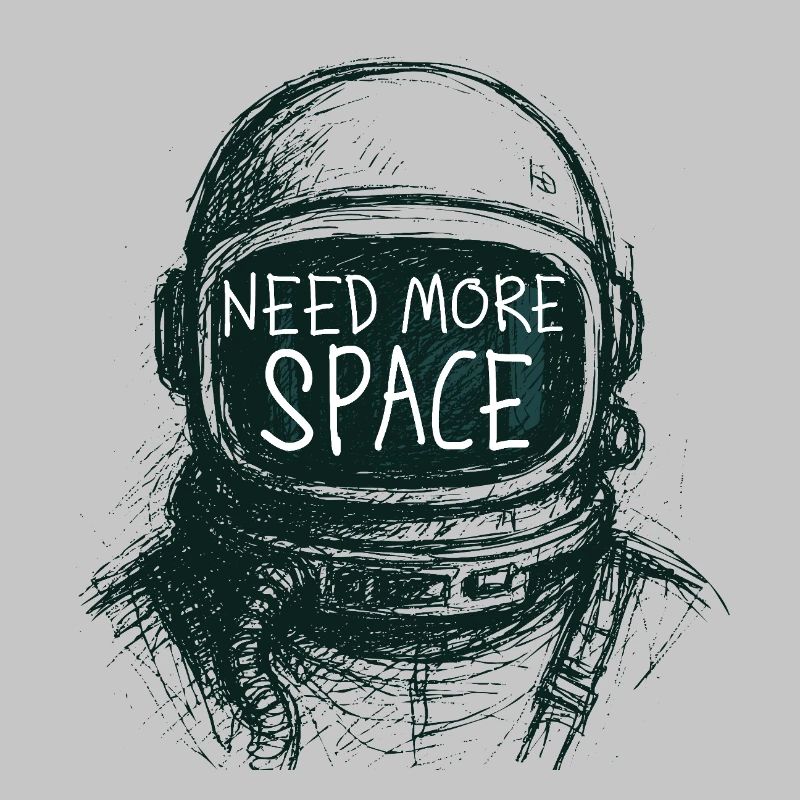 Besoin de plus de discours d’astronaute spatial Dessin