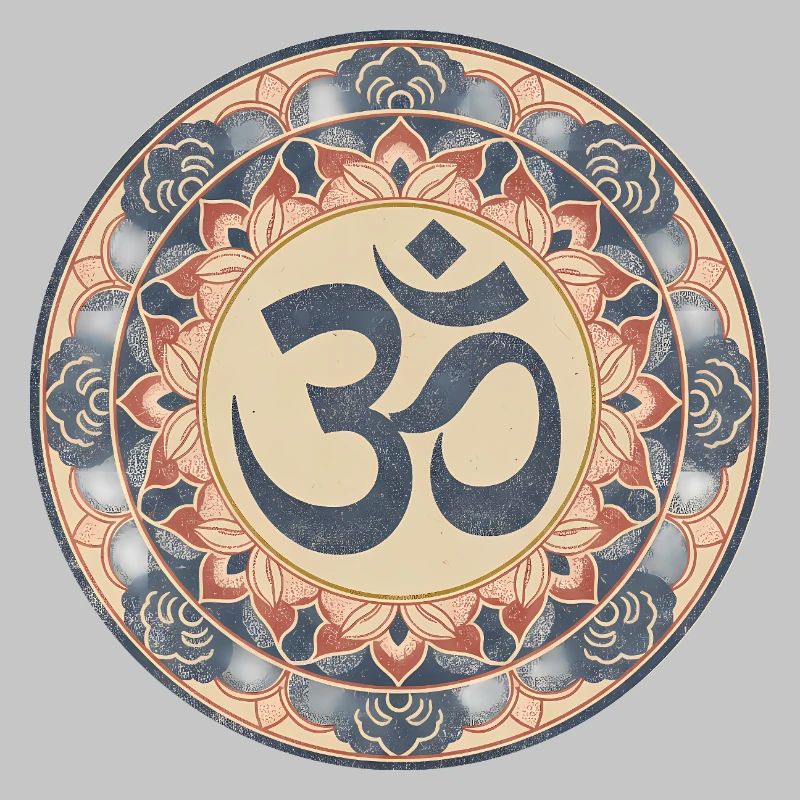 Om Mandala Zen Muster