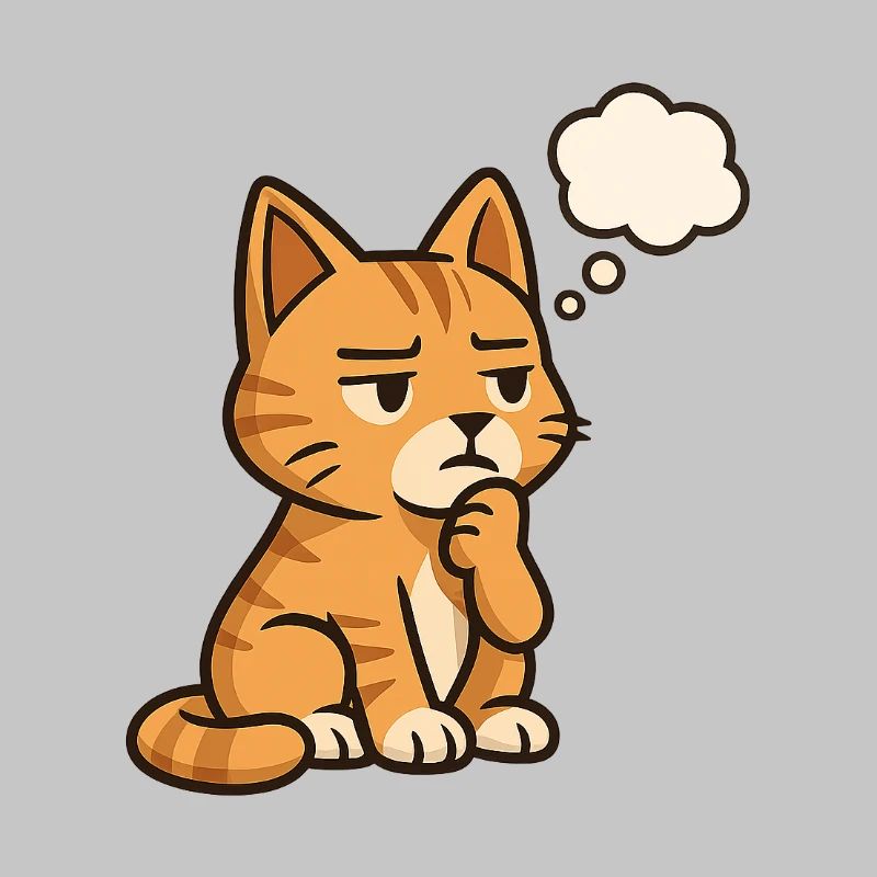 Chat-Réfléchi