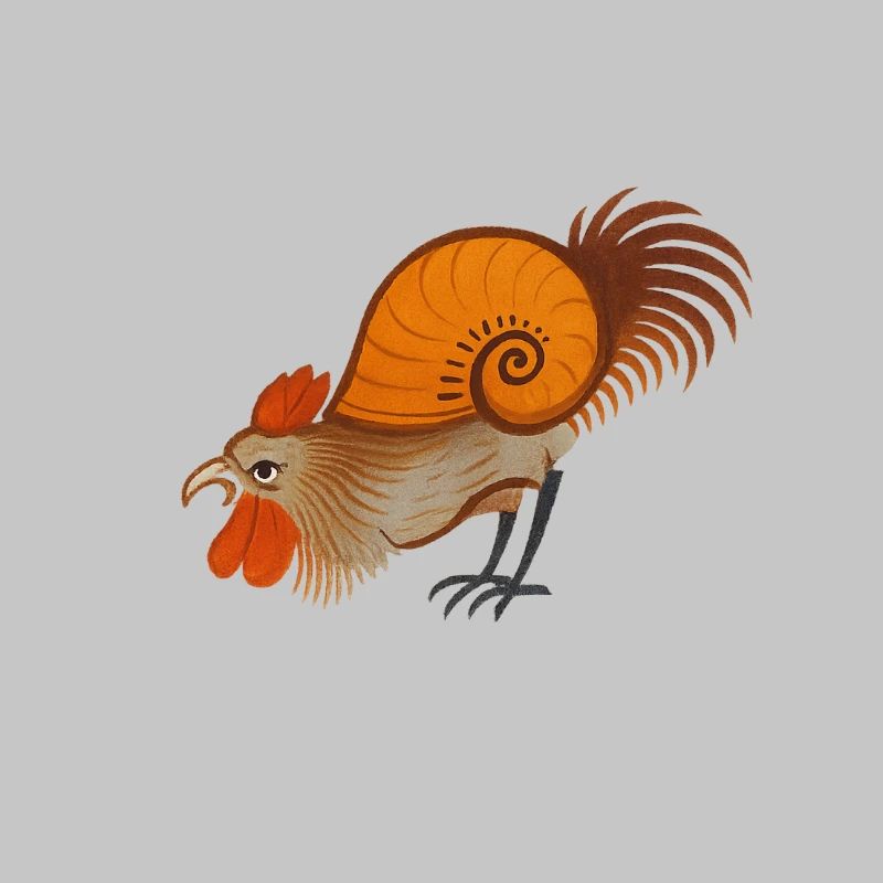 Medieval Rooster – Stylized Creature
