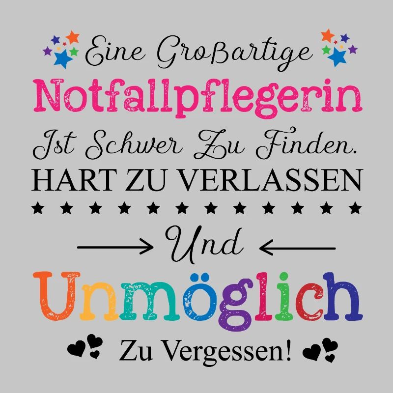 Notfallpflegerin Beruf Geschenk Abschied Pflegerin
