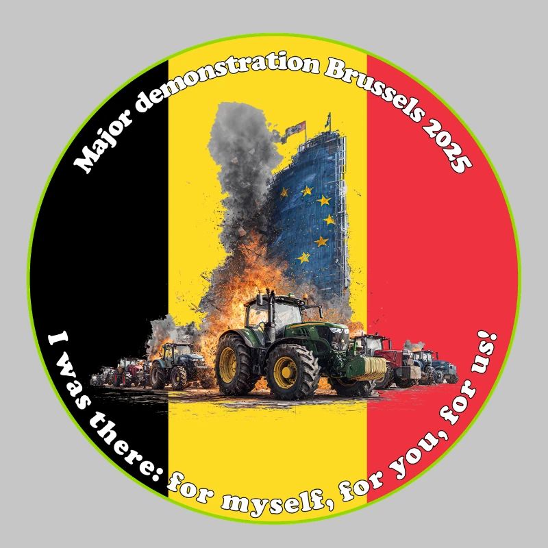 Bauernproteste in Brüssel 2025