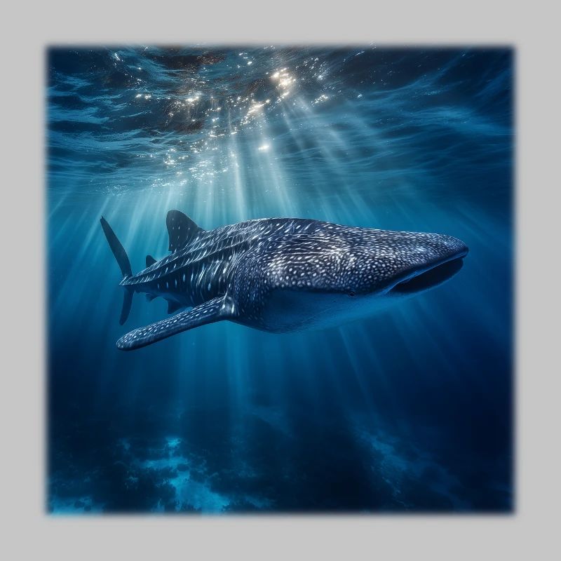 Le requin-baleine dans l’océan : les créatures marines conçoivent la nature