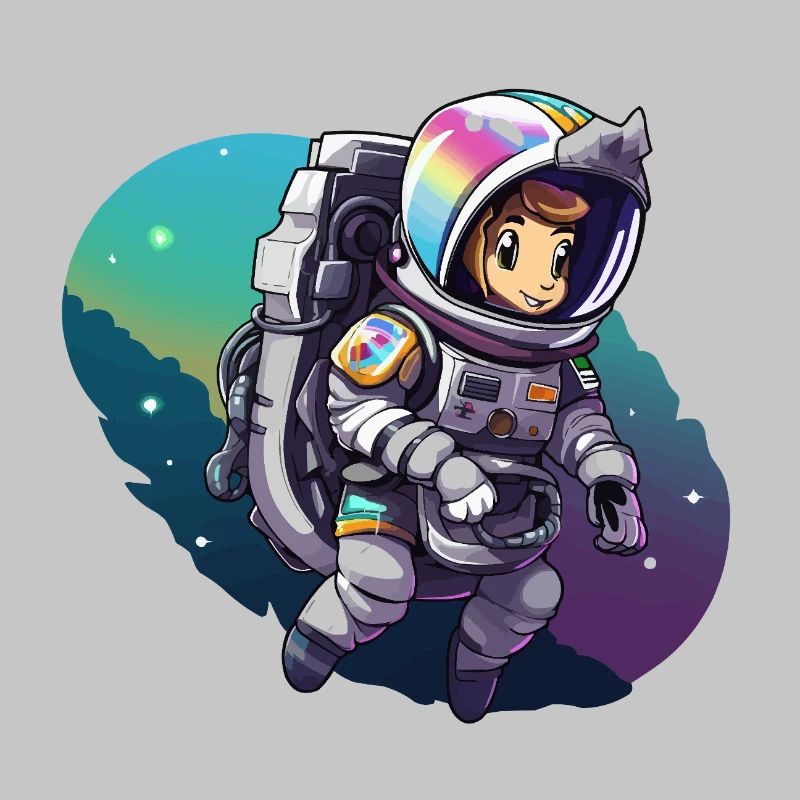 Astronaute d’aventure spatiale