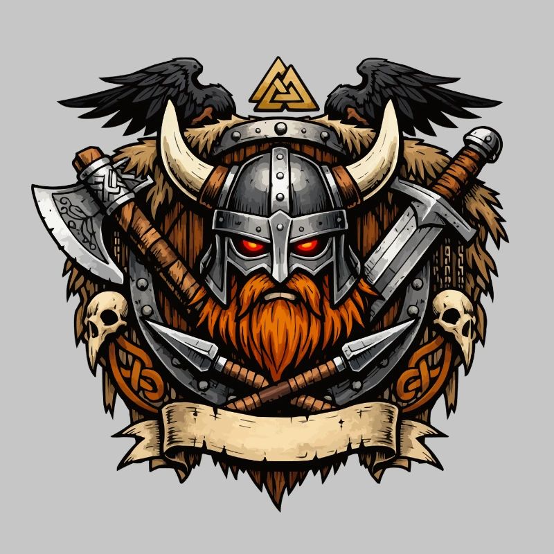 Wikinger Krieger Helm