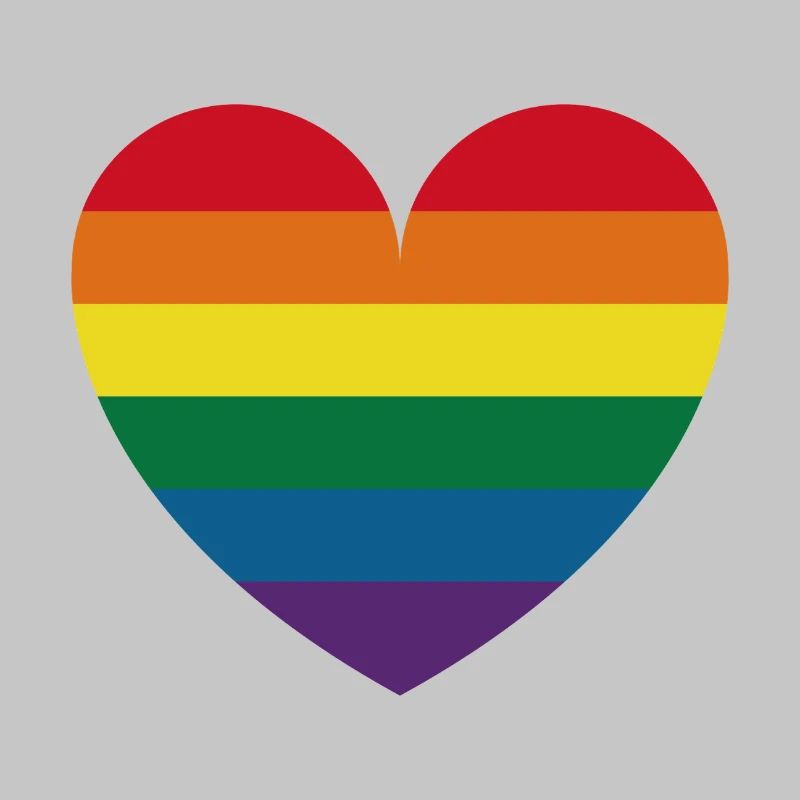 Rainbow heart