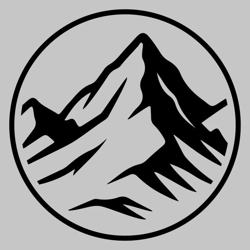 Sommet de l’icône de la montagne
