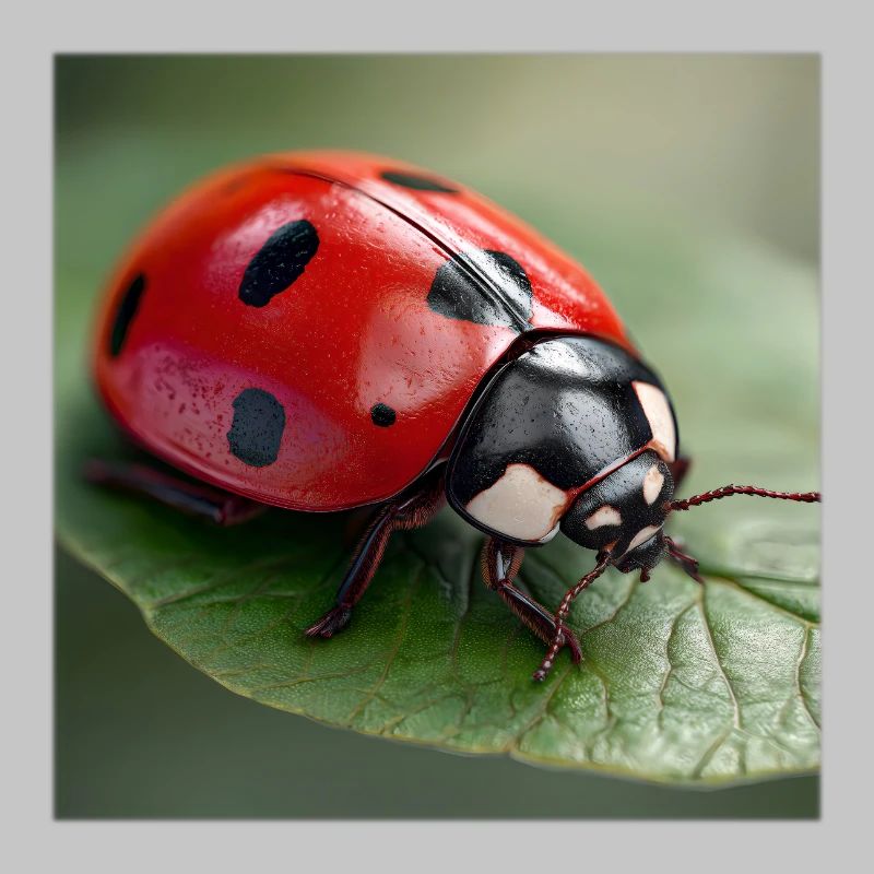 Lucky Charm Ladybug Macro Nature Design