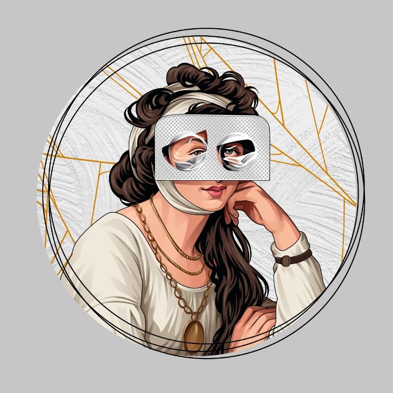 Illustration // Blick durch Medikamente