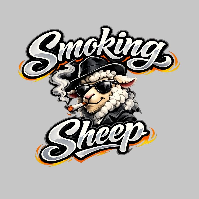 Smoking sheep with style