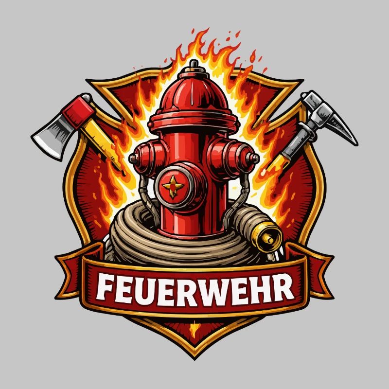 Fire Brigade Fire Hydrant Emblem