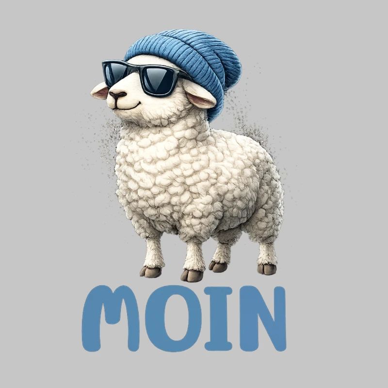 Moin sheep with sunglasses