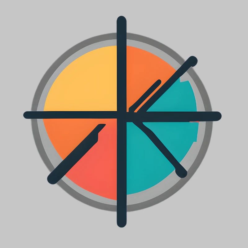 Minimal Geometric Circle Emblem