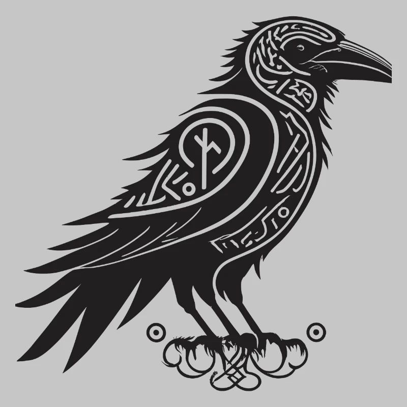 Raven Tribal Black