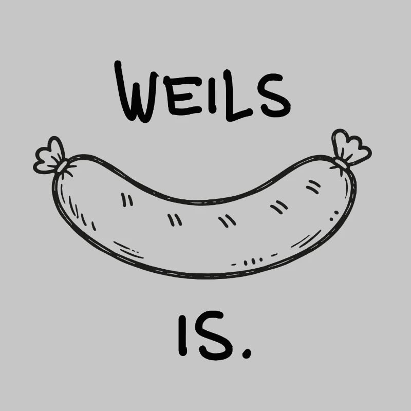 Weils Ist Wurst Illustration