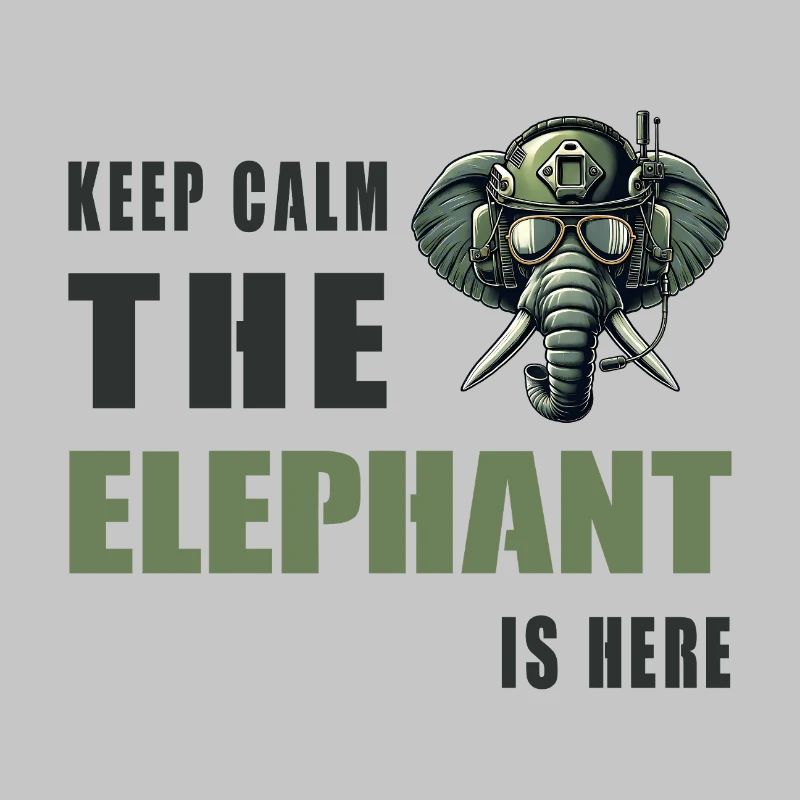 Stay calm, the elephant is here