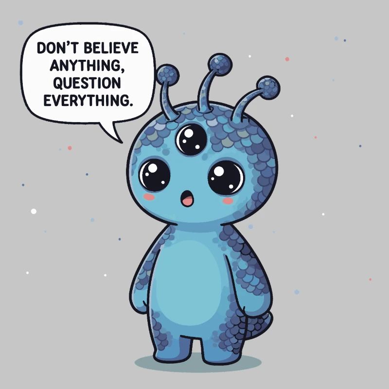Cute Alien: Statement - Question everything