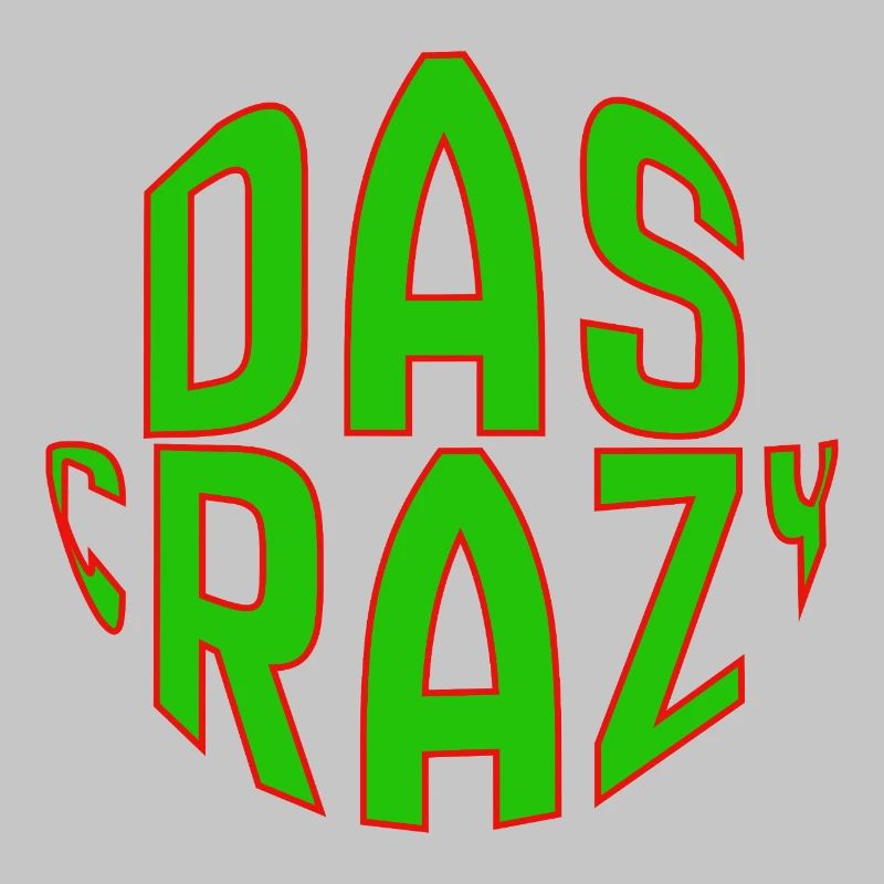 The Crazy Green Comic Font Design