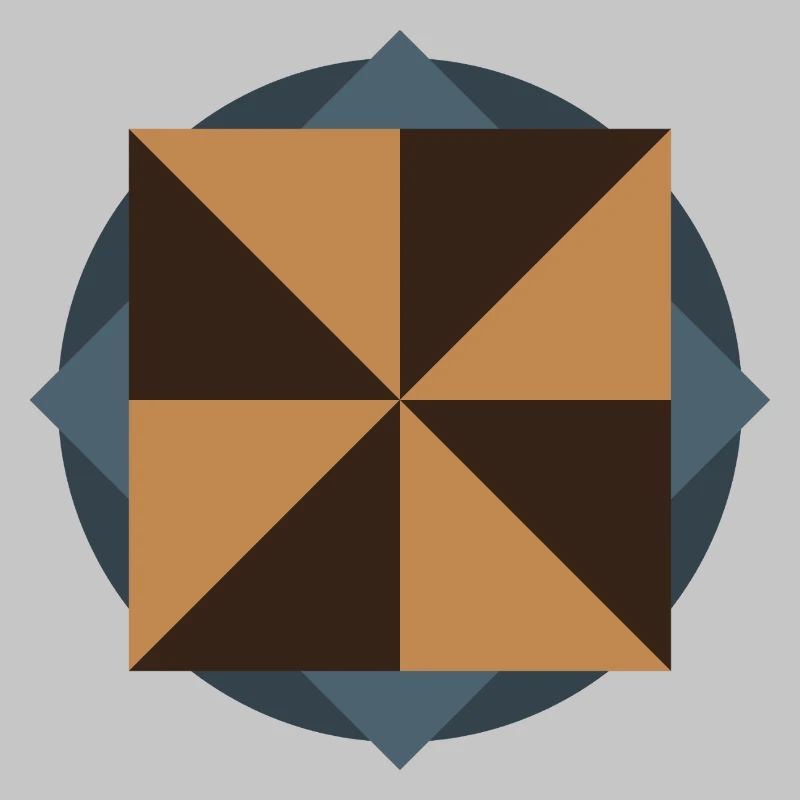 GÉOMÉTRIE DU NOYAU PYRAMIDAL | Œuvres d’art Basic Shapes