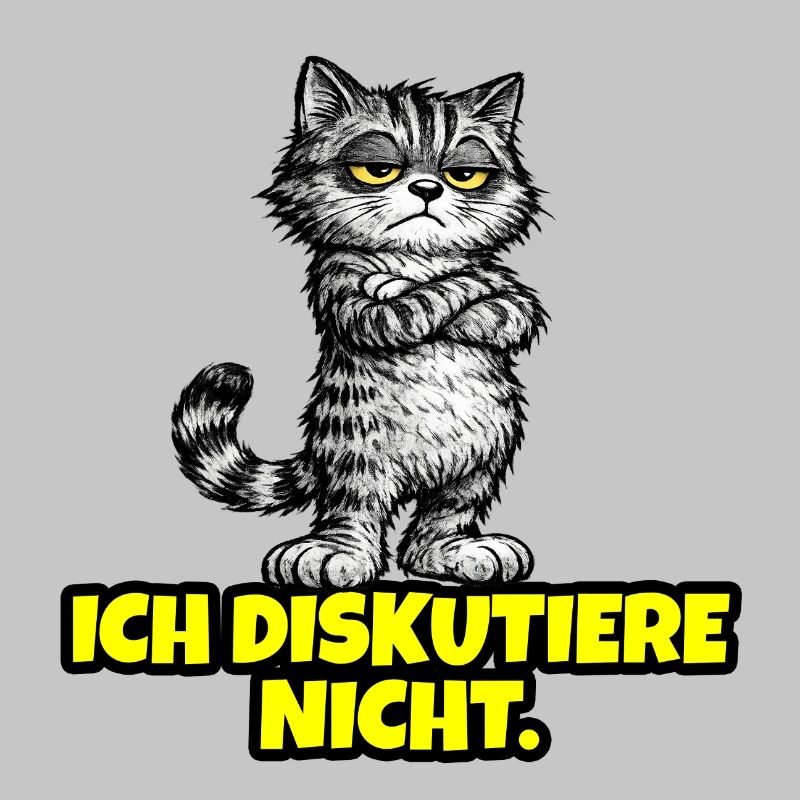 Ich diskutiere nicht. – Grumpy Katze (CAT)