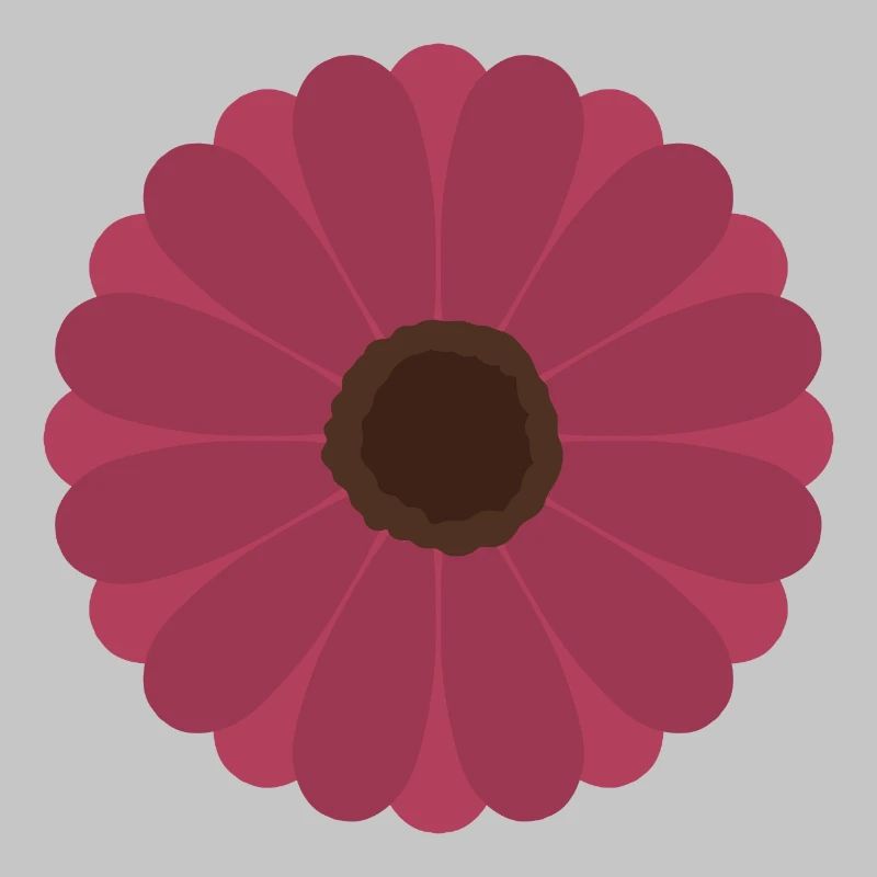 Rosa Gerbera-Blütenmuster