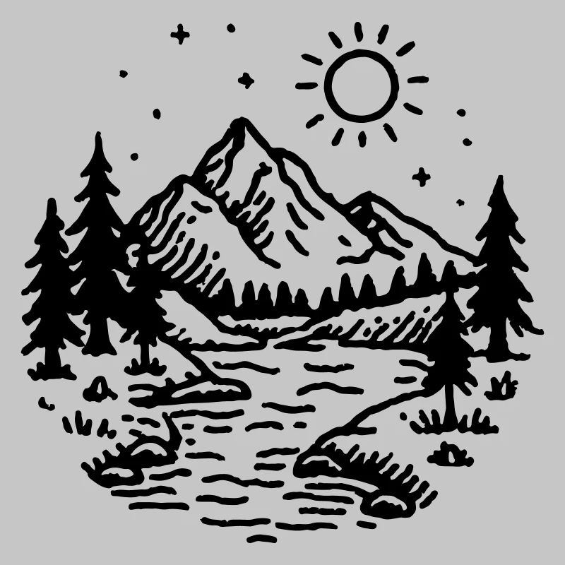 Mountains Landscape Forest