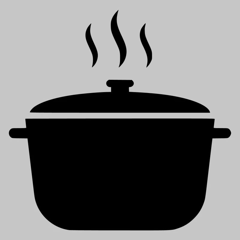 Cooking Pot Soup Steam Icon