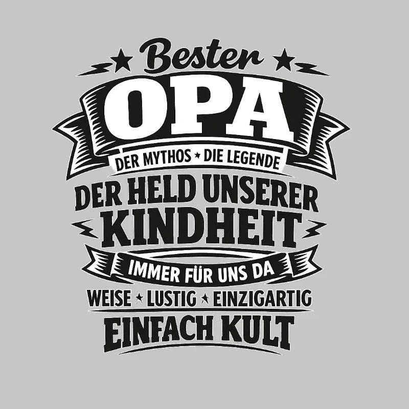 Bester Opa Held der Kindheit