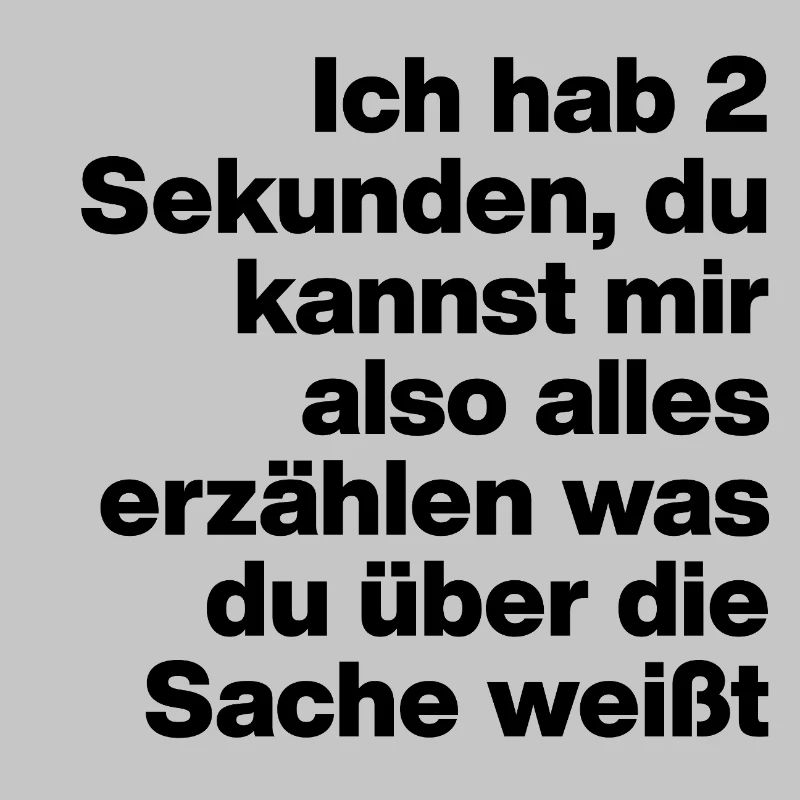 2 SECONDES, T’ES STUPIDE ? SARCASME, COQUIN
