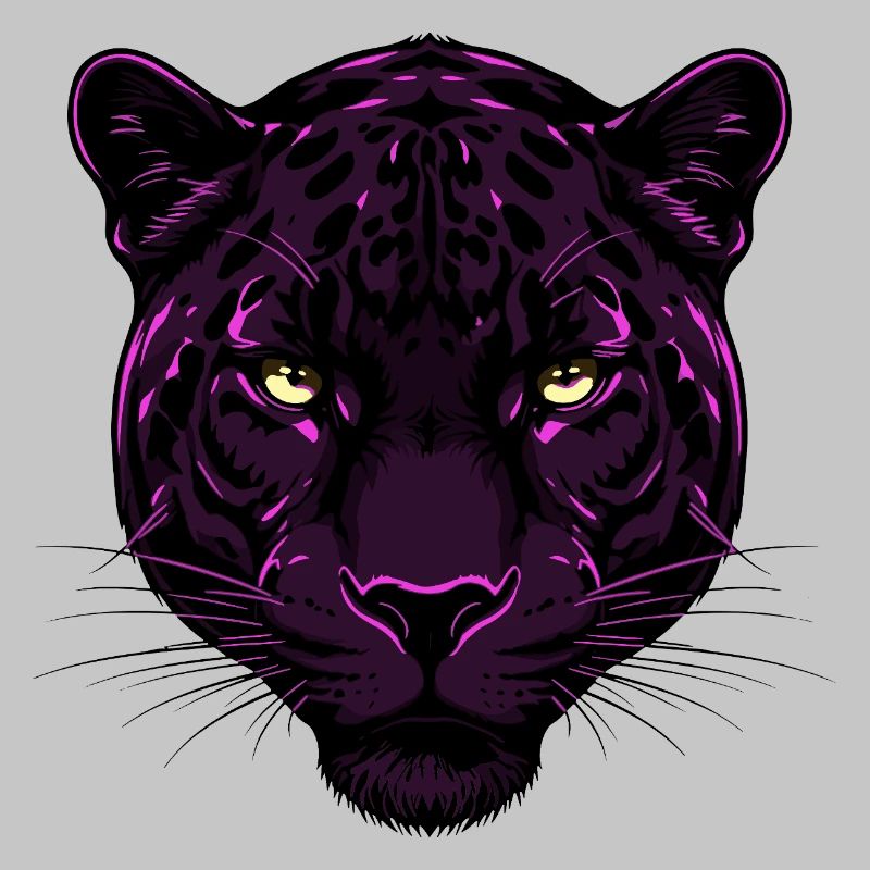 Violetter Tigerkopf