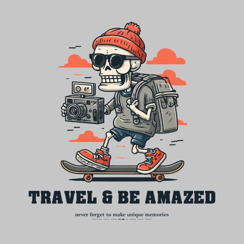 Travel Skeleton with Camera