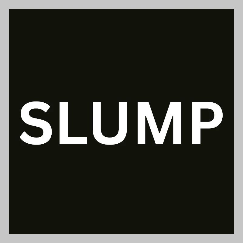 Slump Bold Text on Black